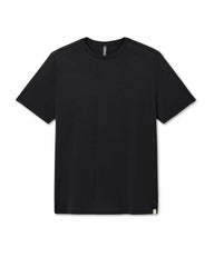 Short Sleeve Merino Wool Tee Men's Black Knit Shirt | Vuori