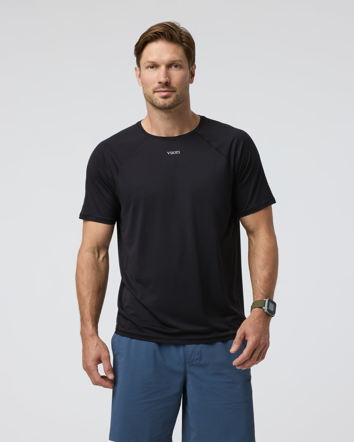 Short Sleeve Precept Tech Tee Black | Vuori Discount
