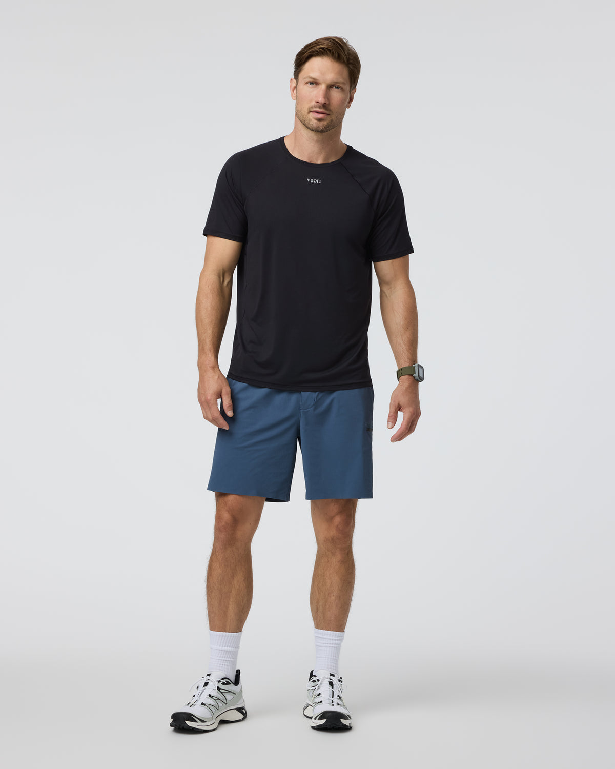 Short Sleeve Precept Tech Tee Black | Vuori Discount