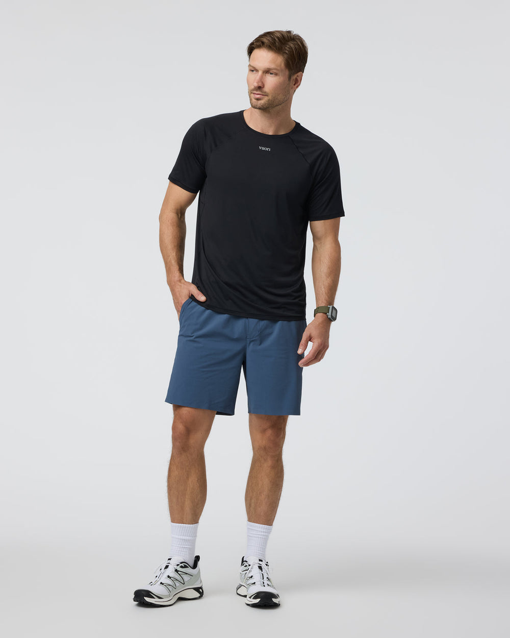 Short Sleeve Precept Tech Tee Black | Vuori Discount