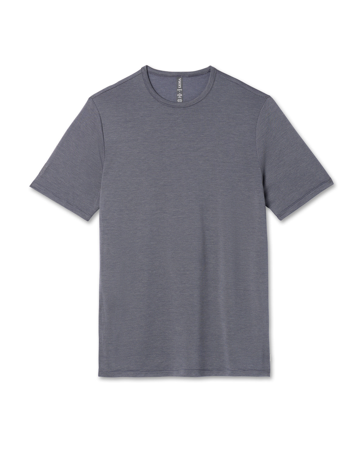 Short Sleeve Marina Stripe Tee Dark Pewter Run Shirt | Vuori On sale