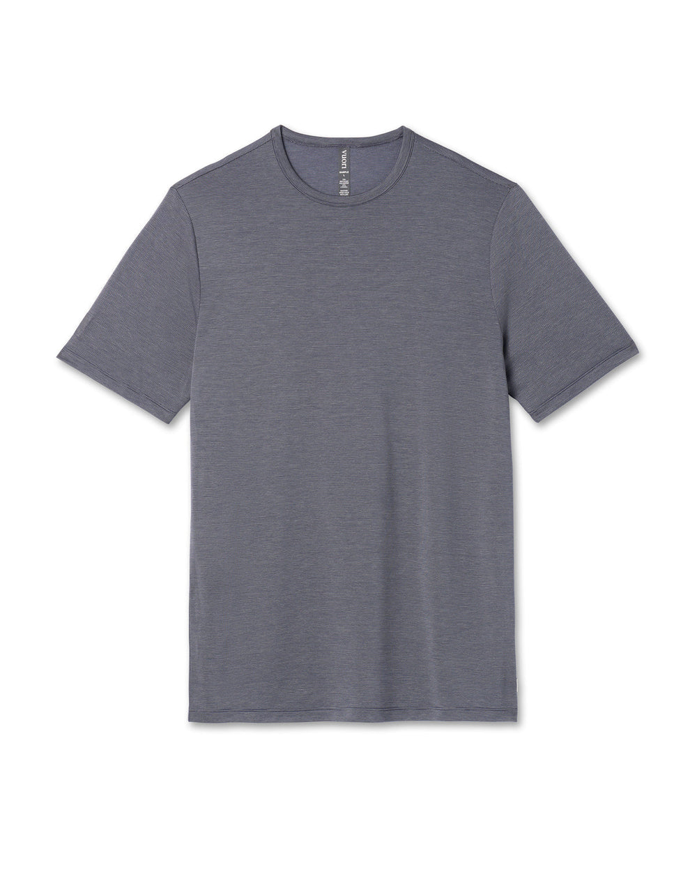 Short Sleeve Marina Stripe Tee Dark Pewter Run Shirt | Vuori On sale