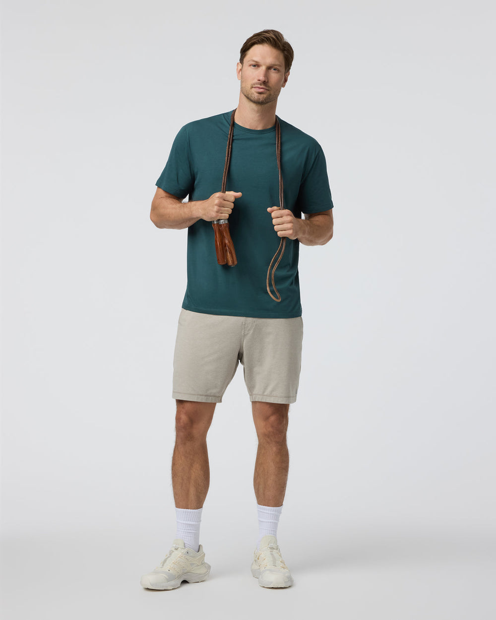 Short Sleeve Feather Tee - Relaxed Fit Deep Sea | Vuori For sale