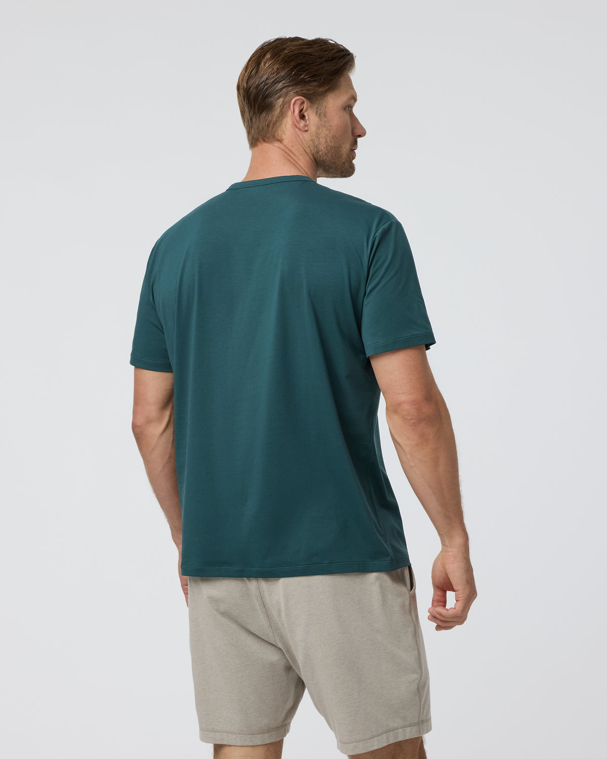 Short Sleeve Feather Tee - Relaxed Fit Deep Sea | Vuori For sale