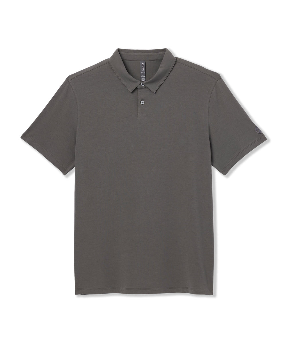 Short Sleeve Feather Polo Warm Grey | Vuori Outlet