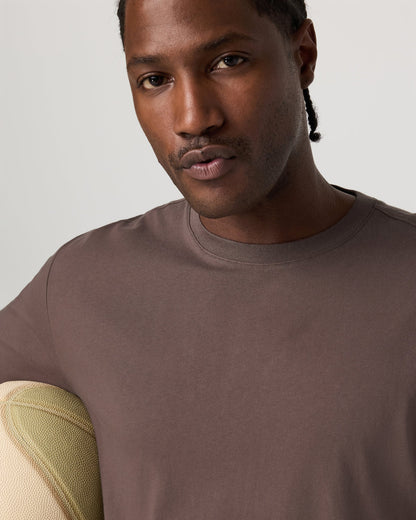 Men's Short Sleeve Heavyweight Cotton Tee Huckleberry | Vuori US