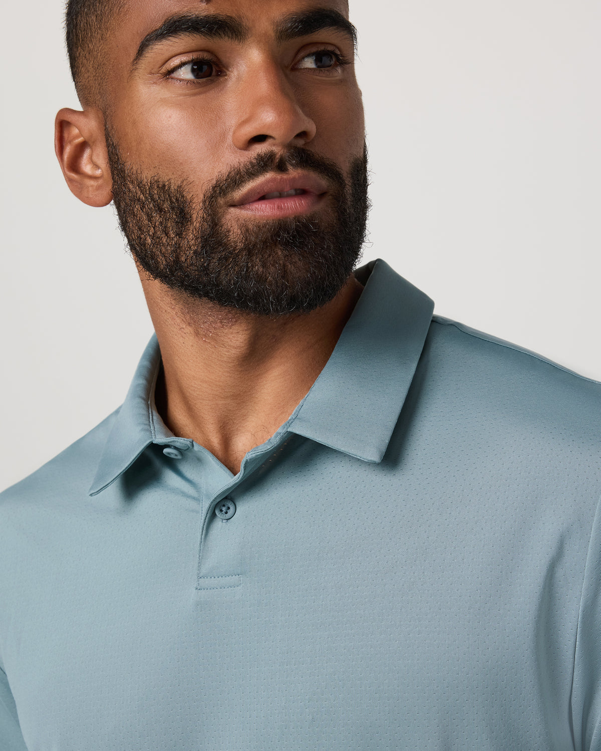 Short Sleeve Viewpoint Polo 2.0 Men's Mist Polo Shirt | Vuori Discount