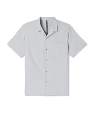 Seaport Button Down Men's Sky Grey Short-Sleeve | Vuori Sale