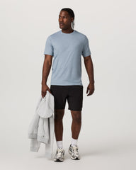 Short Sleeve Everyday Tee Men's Sea Glass Heather Tee | Vuori On sale