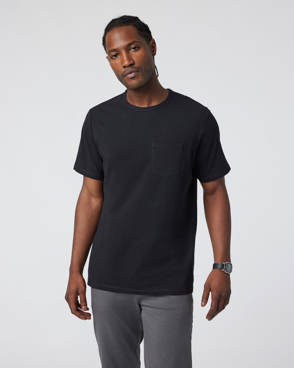 Men's Feather Pocket Tee Black Short-Sleeve Tee | Vuori Outlet