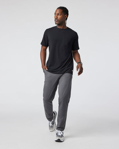 Men's Feather Pocket Tee Black Short-Sleeve Tee | Vuori Outlet