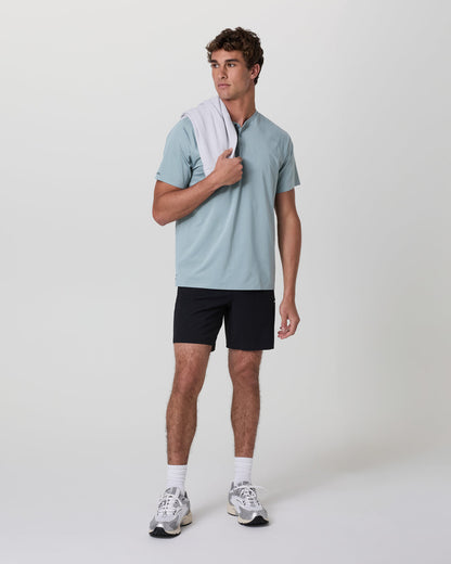 Short Sleeve Viewpoint Henley Mist | Vuori US