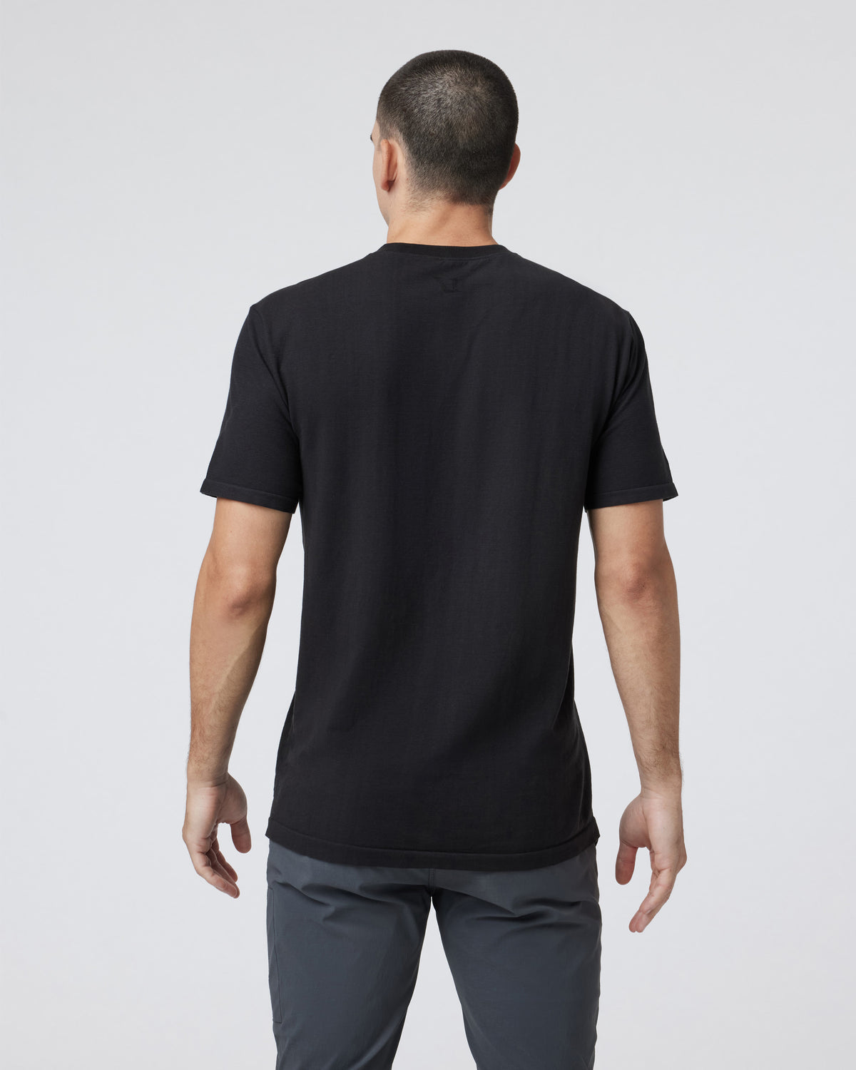Weston Seamless Tee Men's Black Short Sleeve Tee | Vuori Clothing