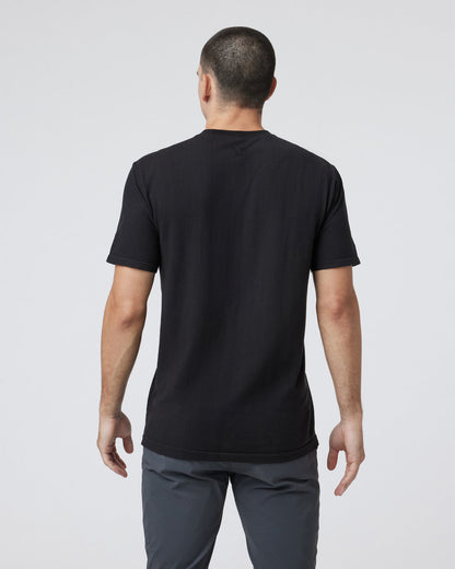 Weston Seamless Tee Men's Black Short Sleeve Tee | Vuori Clothing