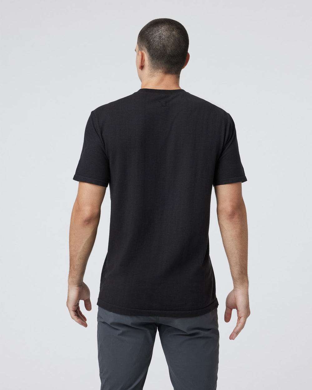 Weston Seamless Tee Men's Black Short Sleeve Tee | Vuori Clothing
