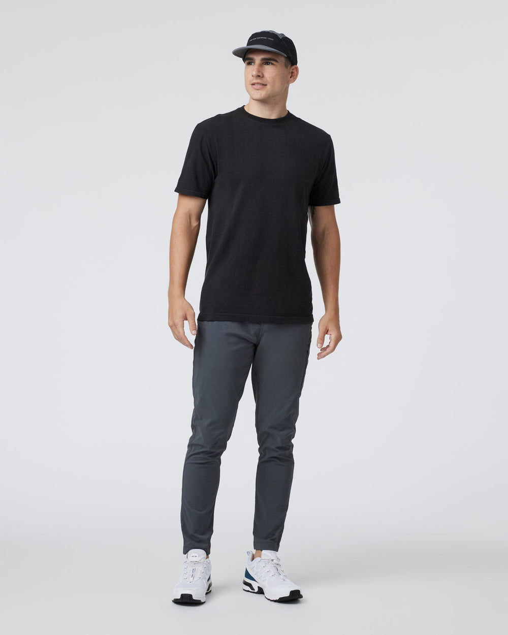 Weston Seamless Tee Men's Black Short Sleeve Tee | Vuori Clothing