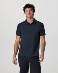 Short Sleeve Viewpoint Polo Navy | Vuori