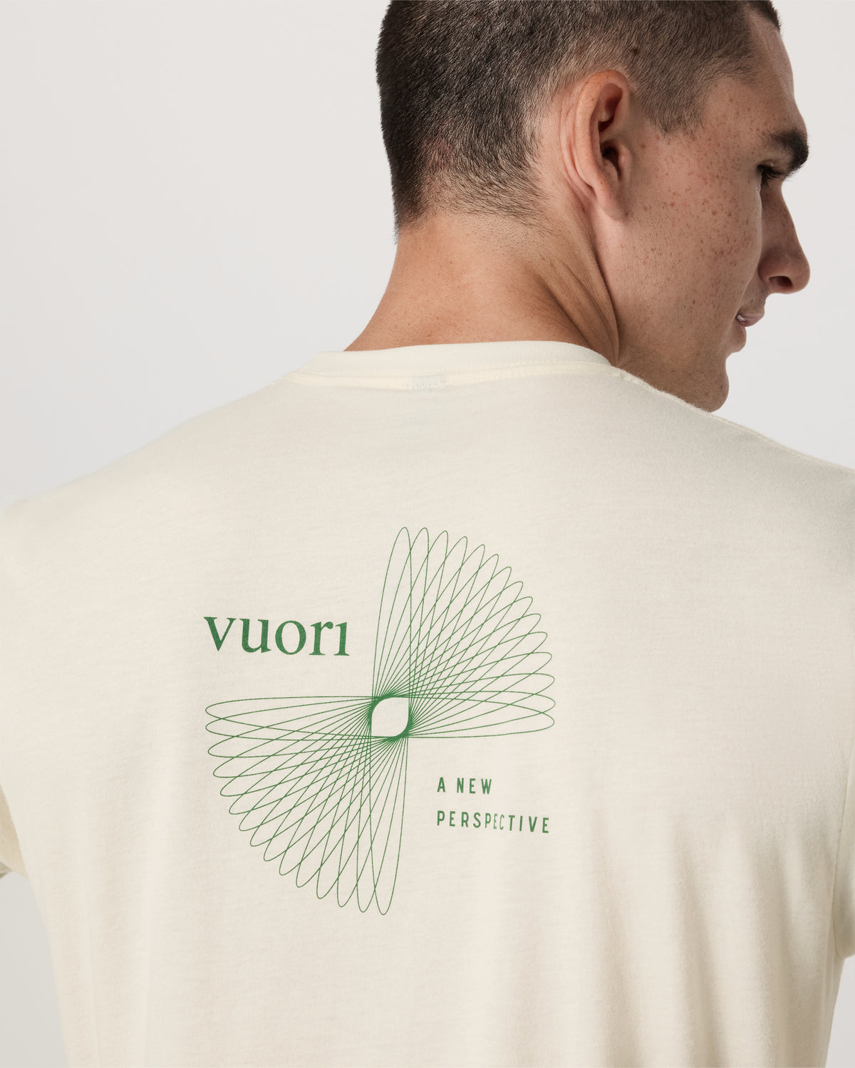 Vortex Tee Men's Natural Performance T-Shirt | Vuori On sale