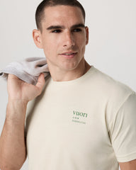 Vortex Tee Men's Natural Performance T-Shirt | Vuori On sale