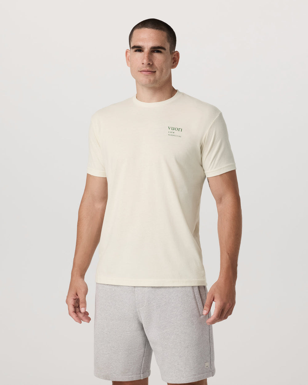 Vortex Tee Men's Natural Performance T-Shirt | Vuori On sale