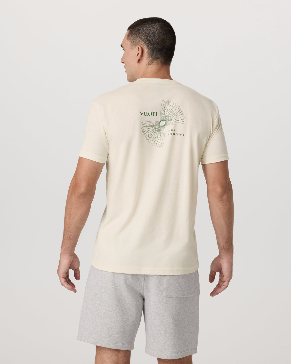 Vortex Tee Men's Natural Performance T-Shirt | Vuori On sale