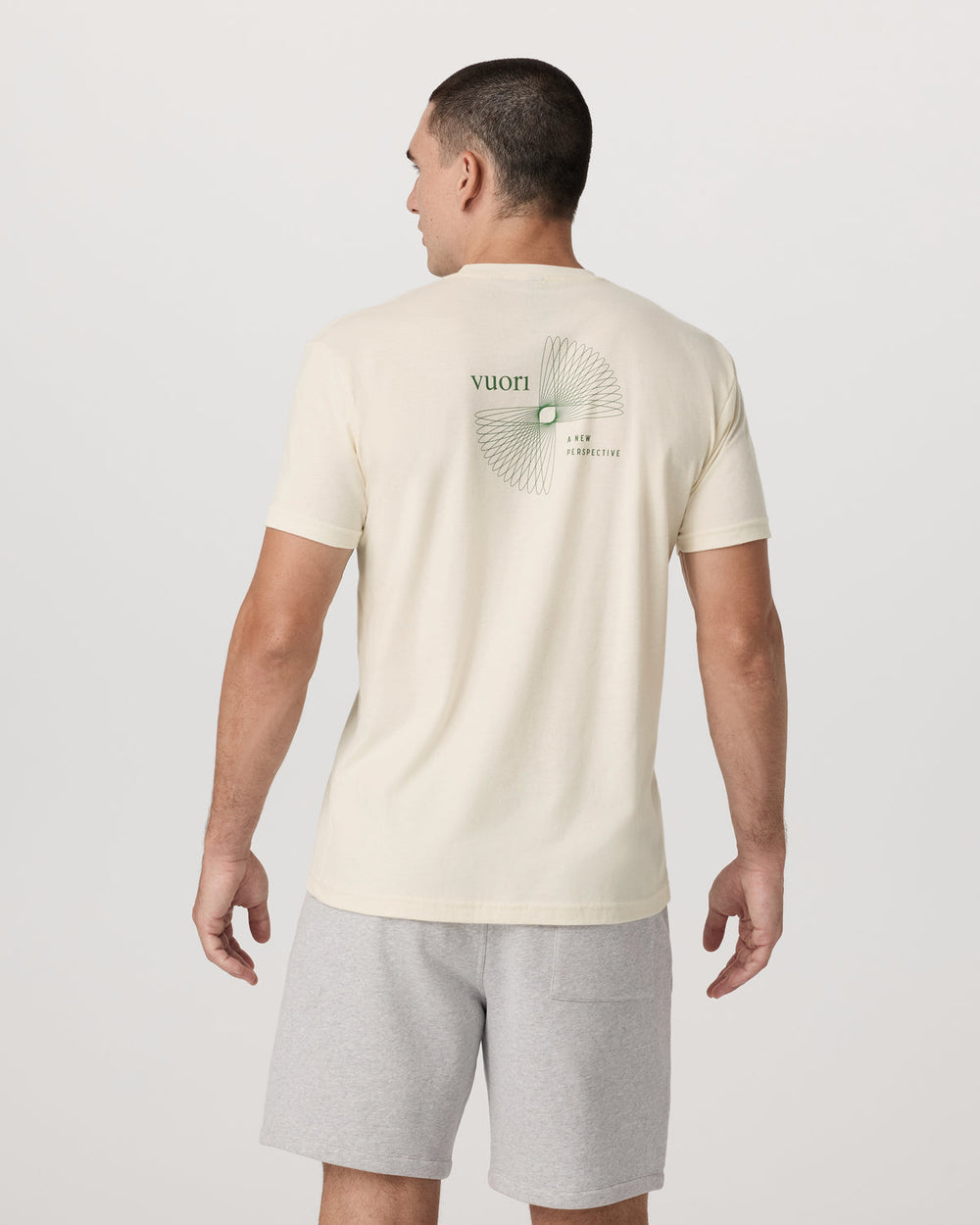 Vortex Tee Men's Natural Performance T-Shirt | Vuori On sale