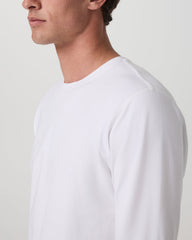 Long Sleeve Tuvalu Tee Men's Lightweight White Shirt | Vuori For sale