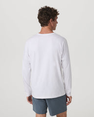 Long Sleeve Tuvalu Tee Men's Lightweight White Shirt | Vuori For sale