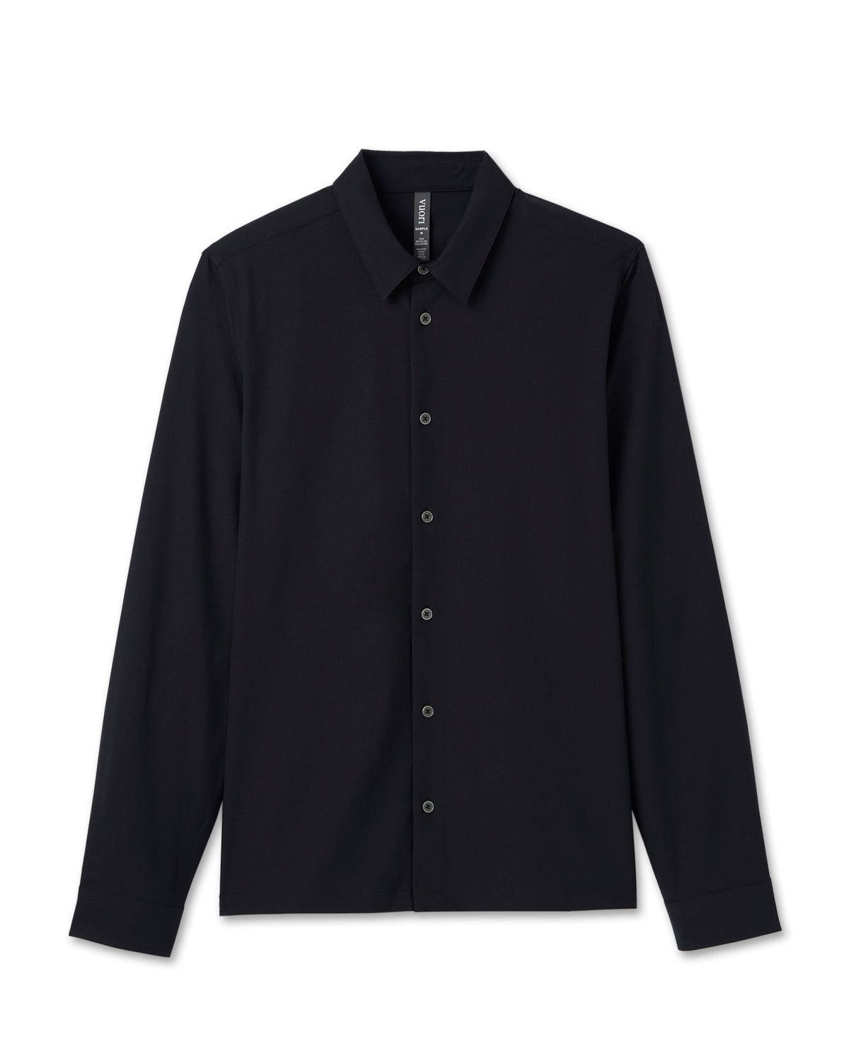 Long Sleeve Manhattan Button Down Men's Black Shirt | Vuori US
