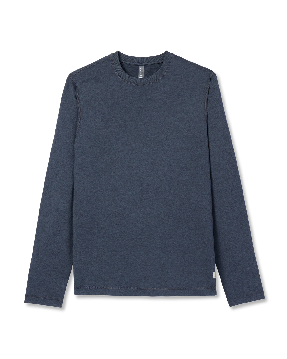 Long Sleeve Ponto Performance Tee Midnight Heather | Vuori Clothing
