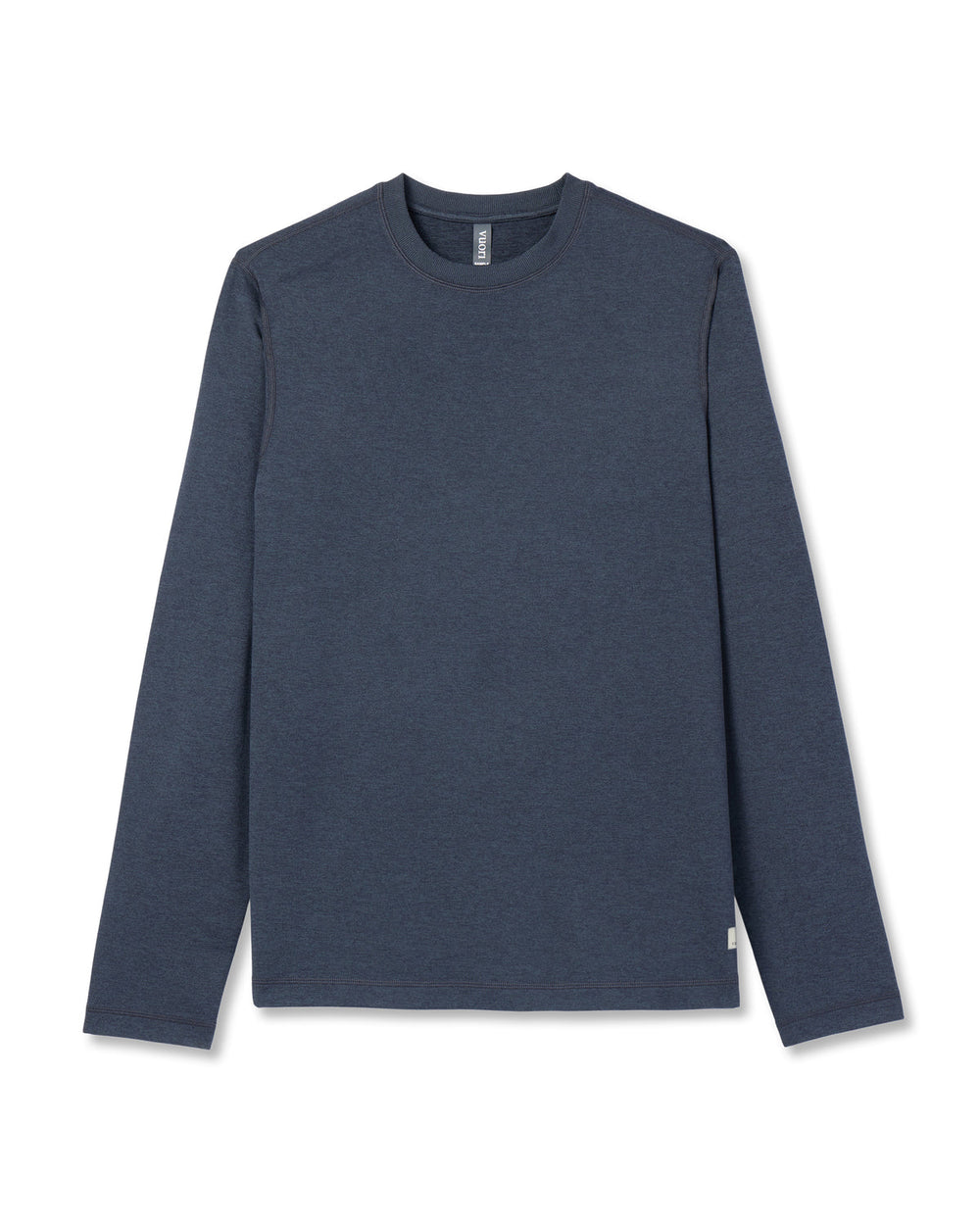 Long Sleeve Ponto Performance Tee Midnight Heather | Vuori Clothing