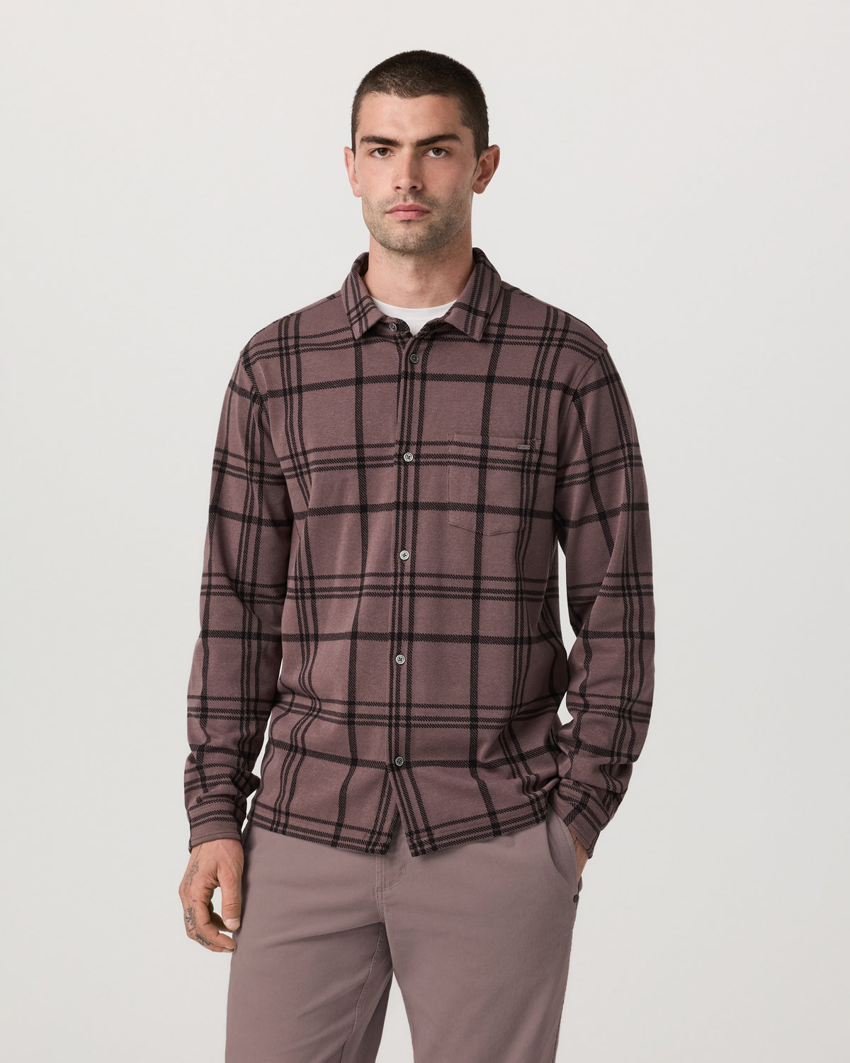 Seaview Plaid Button Down Shirt Men's Huckleberry Shirt | Vuori