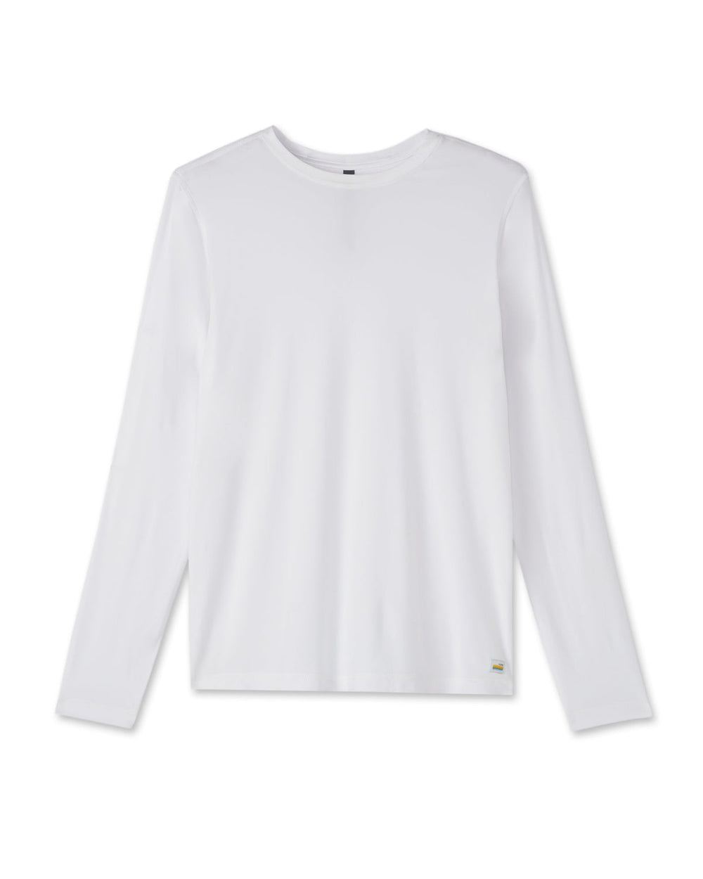 Long Sleeve Strato Tech Tee Men's White Shirt | Vuori Discount