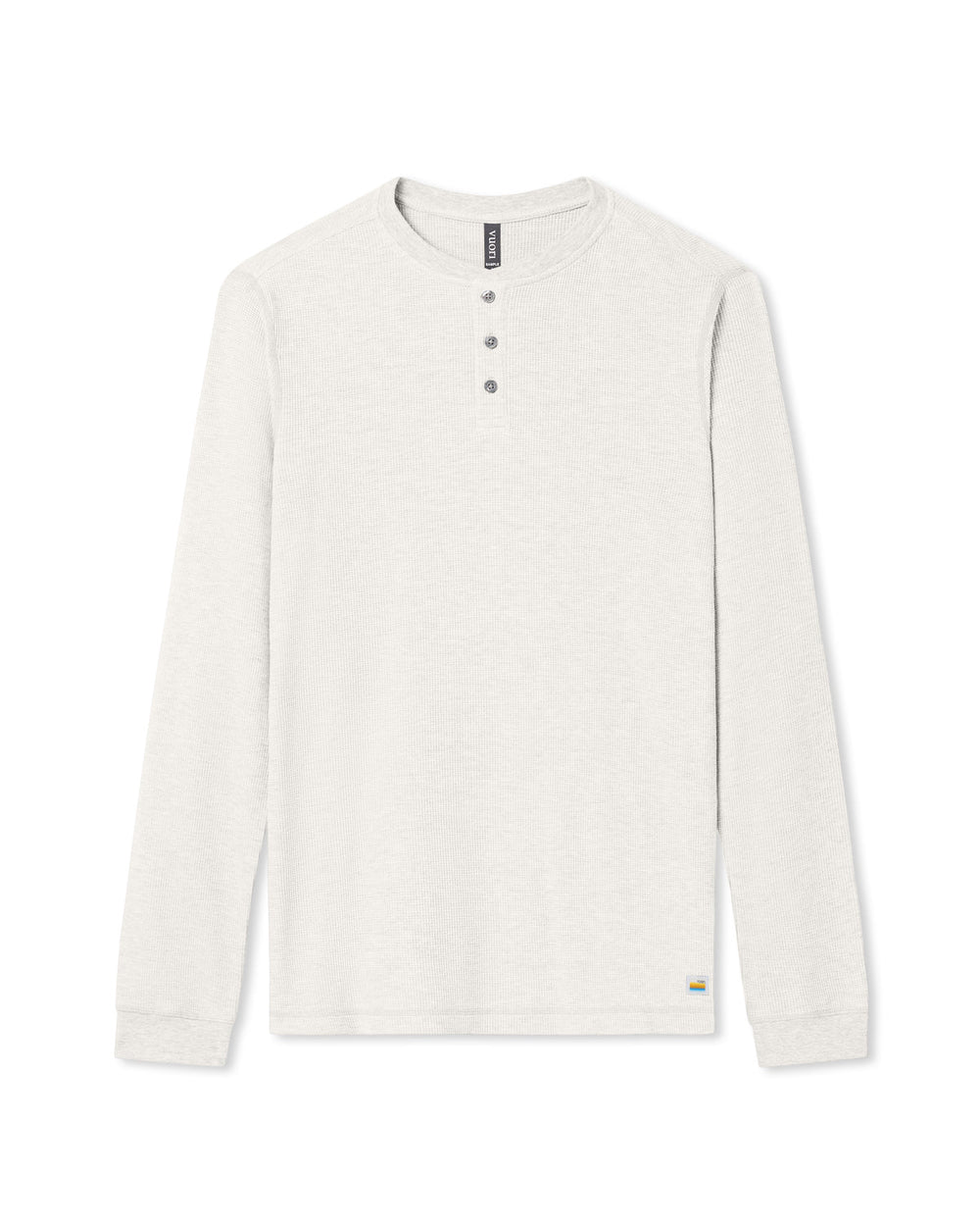 Waffle Henley Men's Marshmallow Henley Top | Vuori Sale