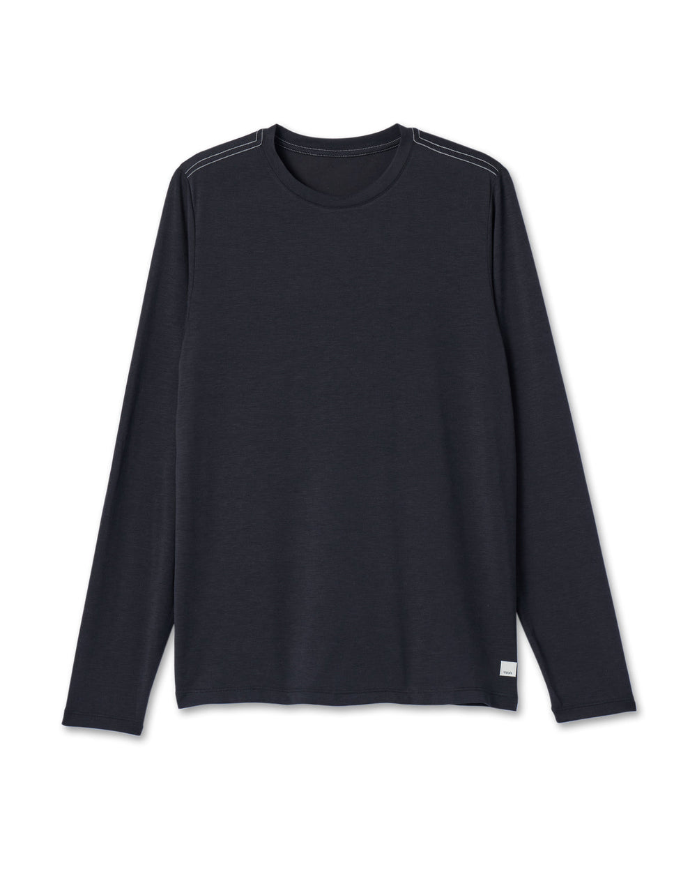 Long Sleeve Current Tech Tee Black T-Shirt | Vuori Online
