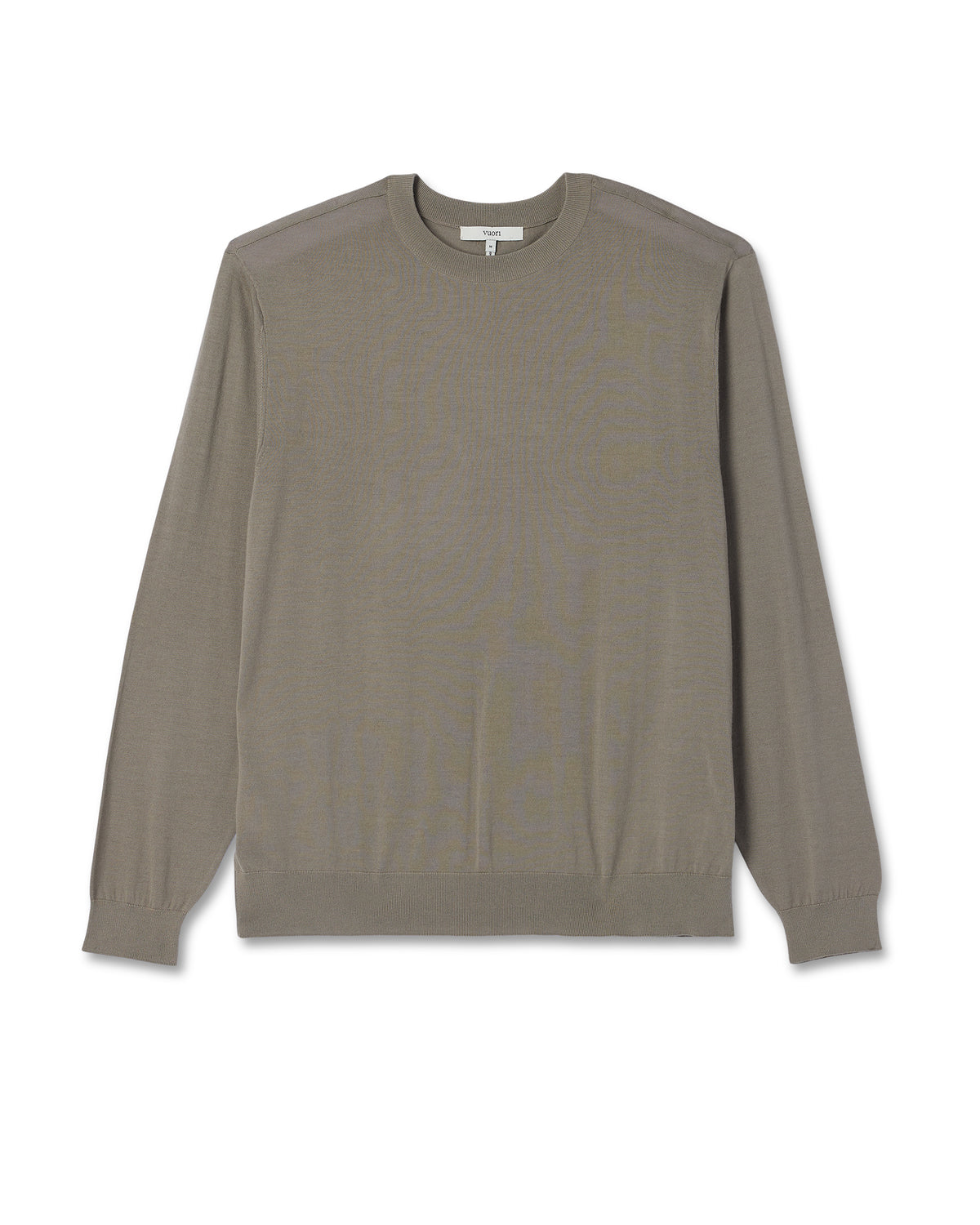 Merino Fine Gauge Wool Sweater Men's Taupe Sweater | Vuori Discount