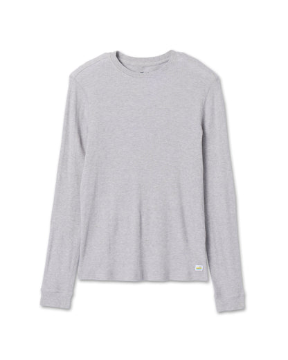 Waffle Crew Men's Light Grey Thermal Shirt | Vuori Online