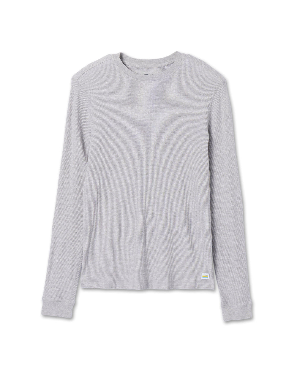 Waffle Crew Men's Light Grey Thermal Shirt | Vuori Online