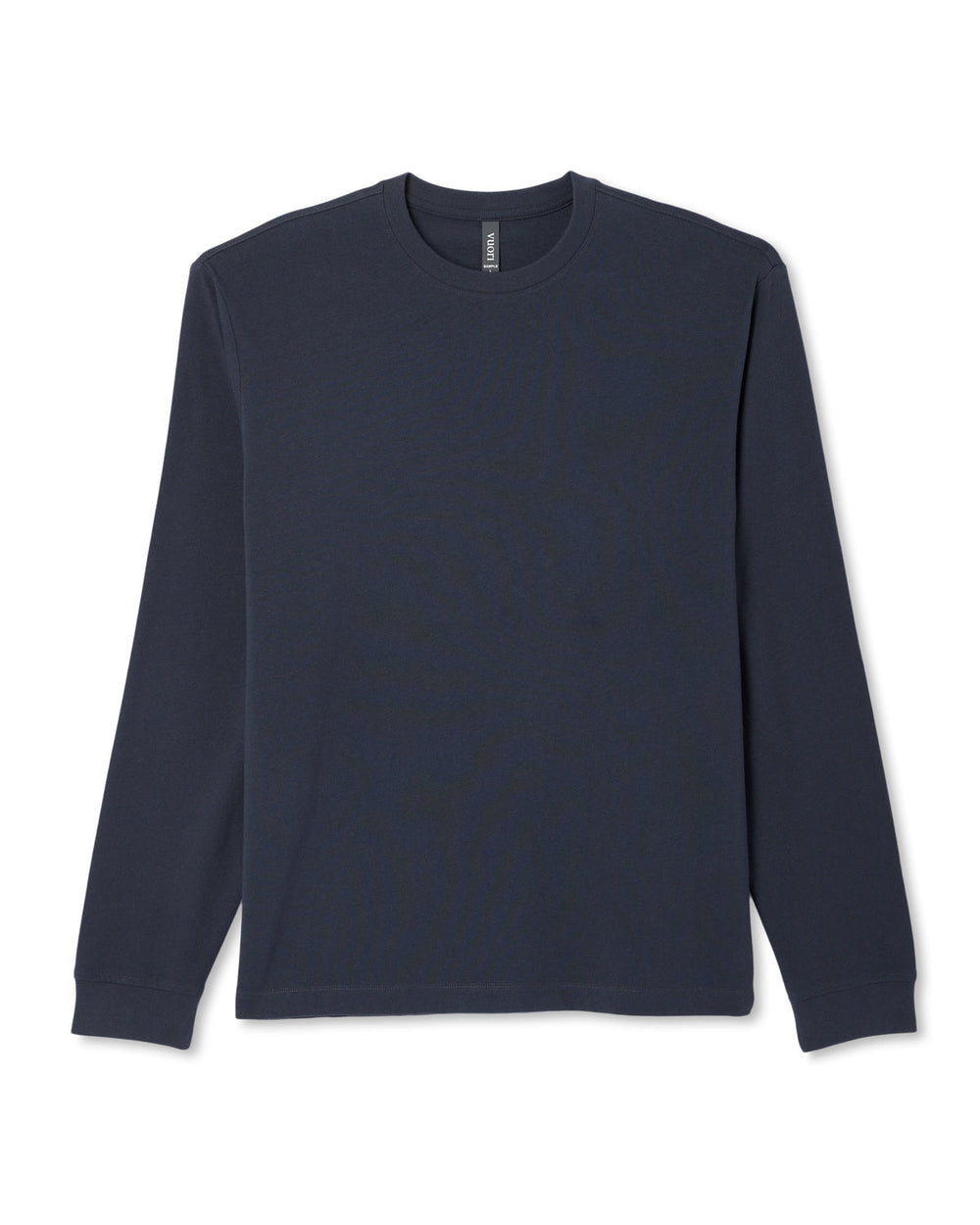Long Sleeve Heavyweight Cotton Tee Men's Navy Shirt | Vuori