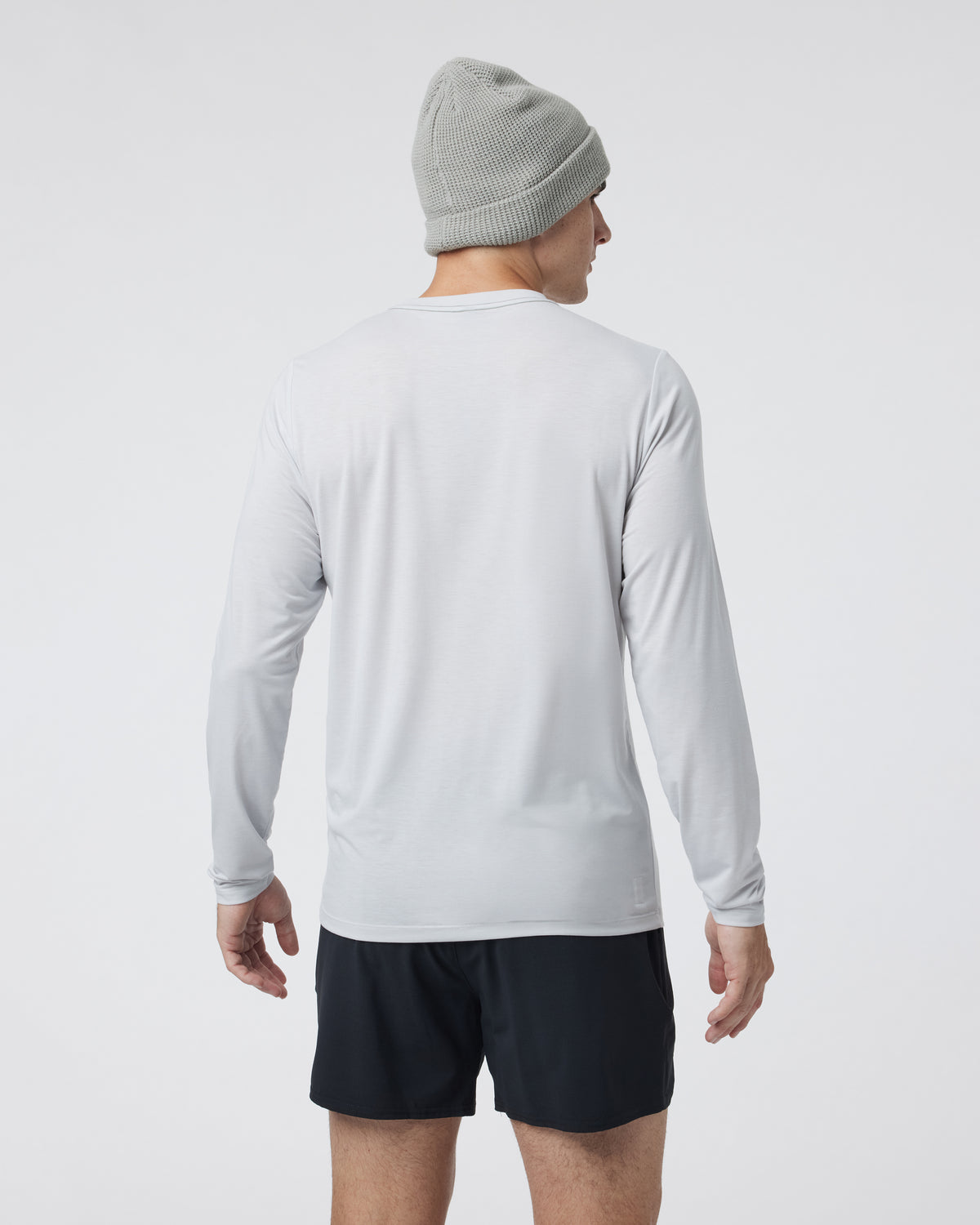 Long Sleeve Current Tech Tee Frost Grey | Vuori Discount