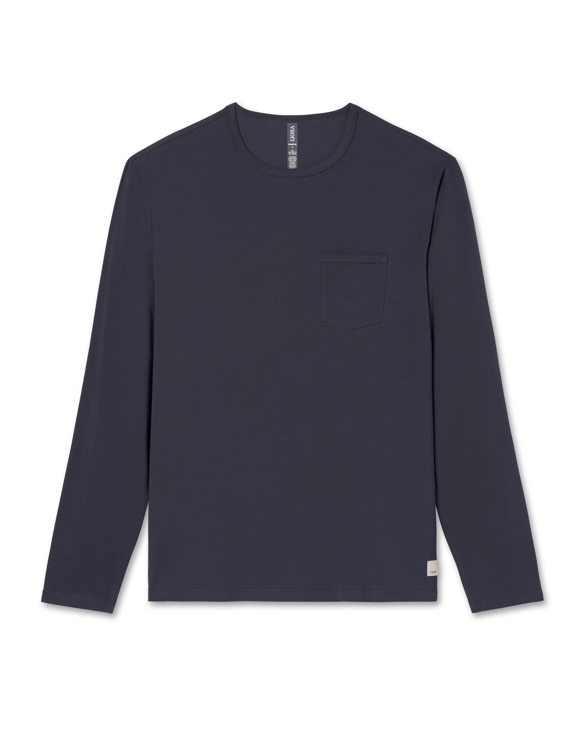 Long Sleeve Men's Feather Tee Navy | Vuori Sale