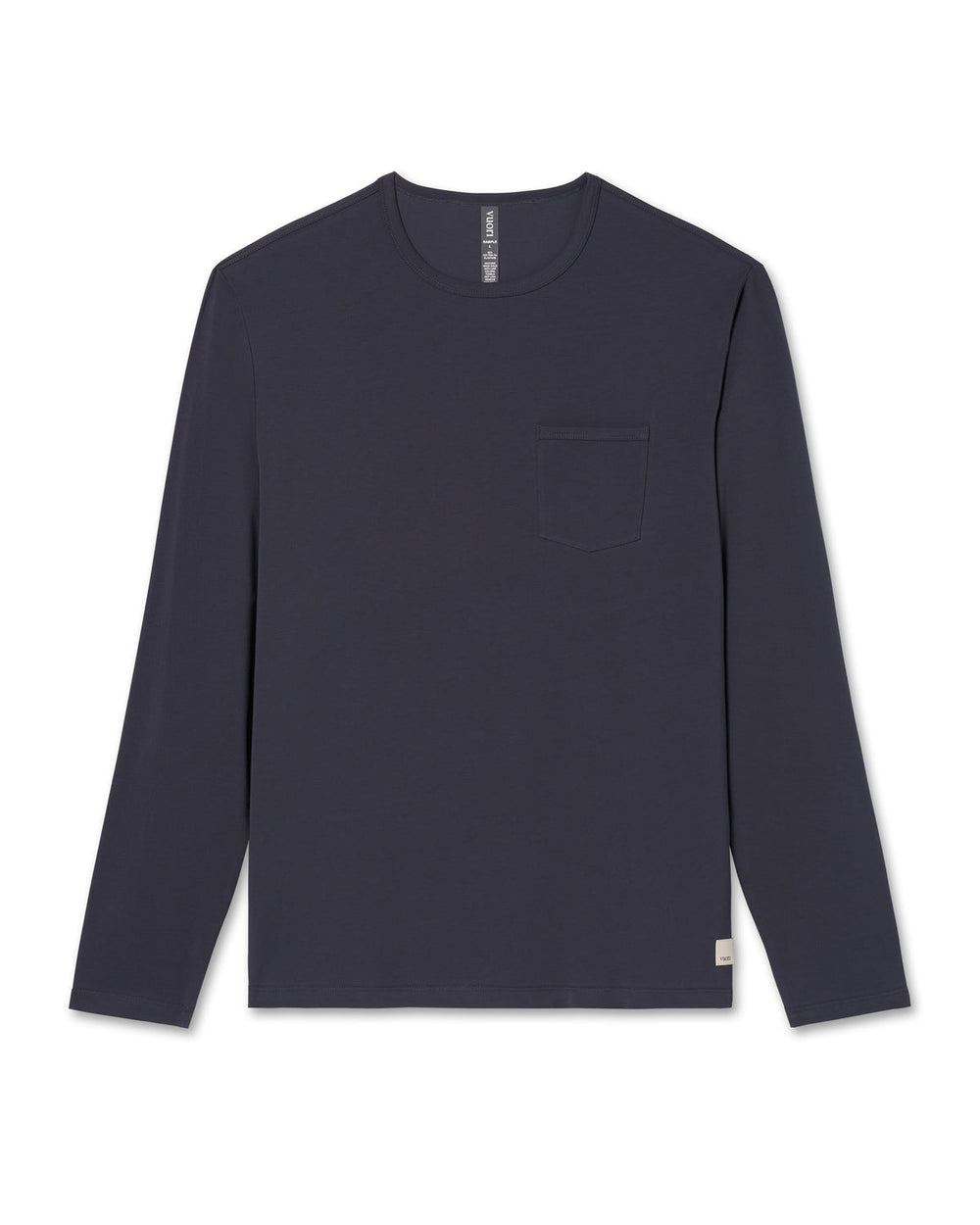 Long Sleeve Men's Feather Tee Navy | Vuori Sale