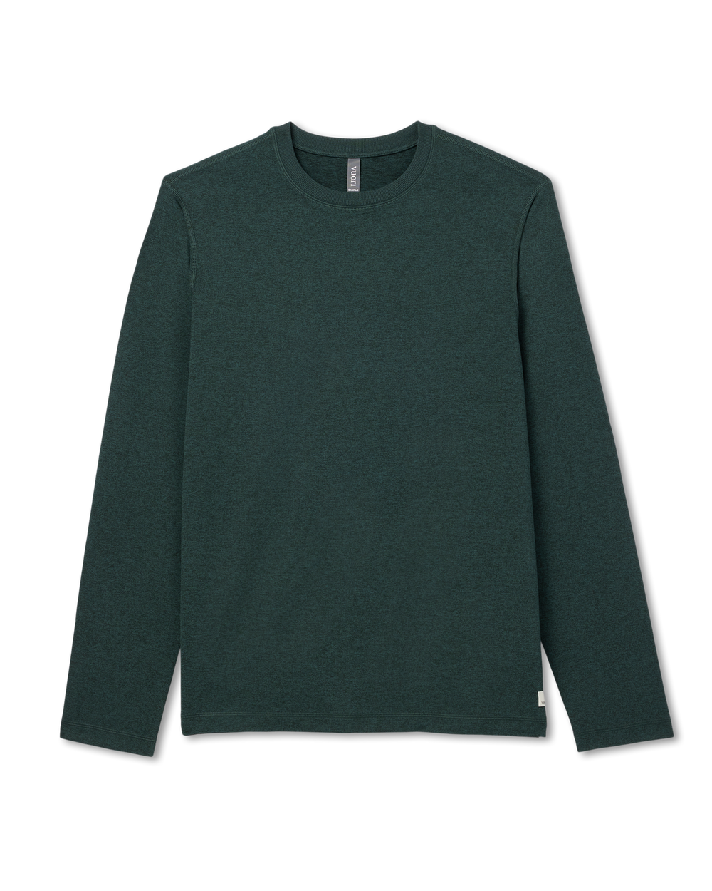 Long Sleeve Ponto Performance Tee Evergreen Heather | Vuori For sale