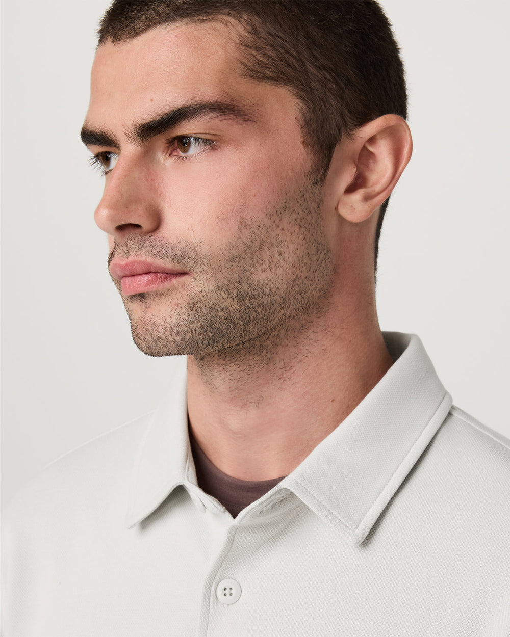 Jeffreys Overshirt Men's Winter Grey Heather Shirt | Vuori Outlet