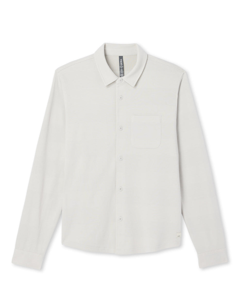 Jeffreys Overshirt Men's Winter Grey Heather Shirt | Vuori Outlet