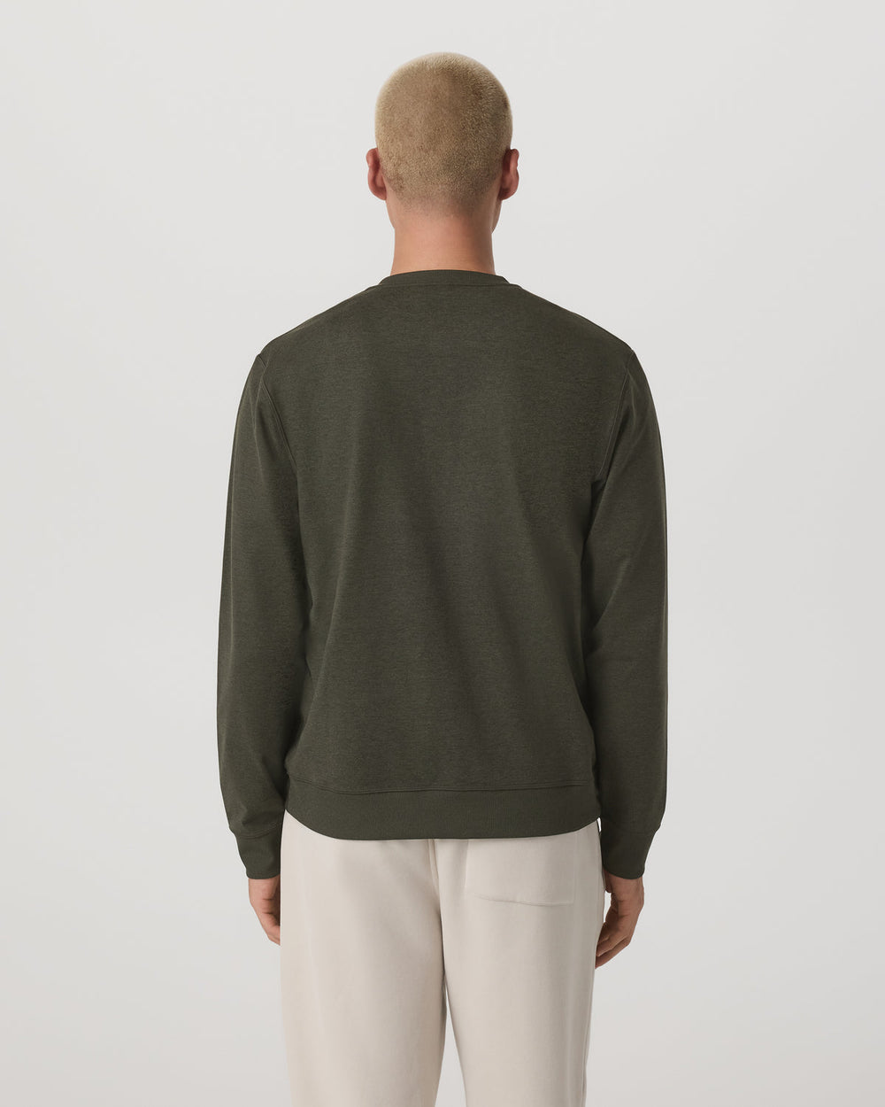Long Sleeve Coronado Henley - Relaxed Oregano Heather | Vuori US