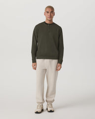 Long Sleeve Coronado Henley - Relaxed Oregano Heather | Vuori US
