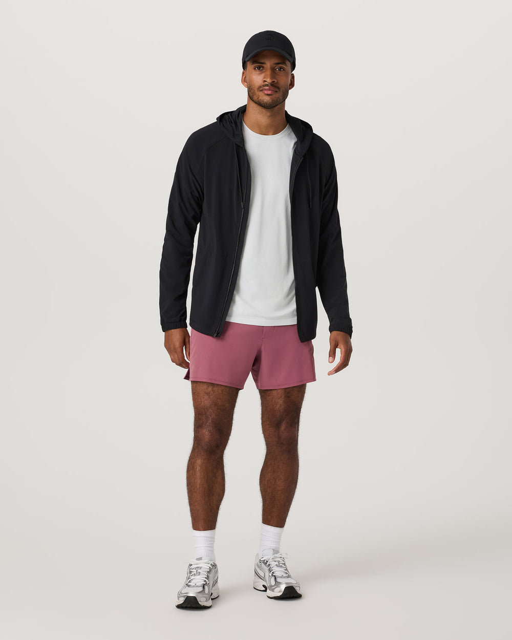 Men's Long Sleeve Clearview Seamless Tee Frost Grey Shirt | Vuori Clothing