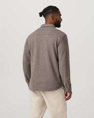 Long Sleeve Altitude Wool Shirt - Relaxed Phantom Grey | Vuori Sale