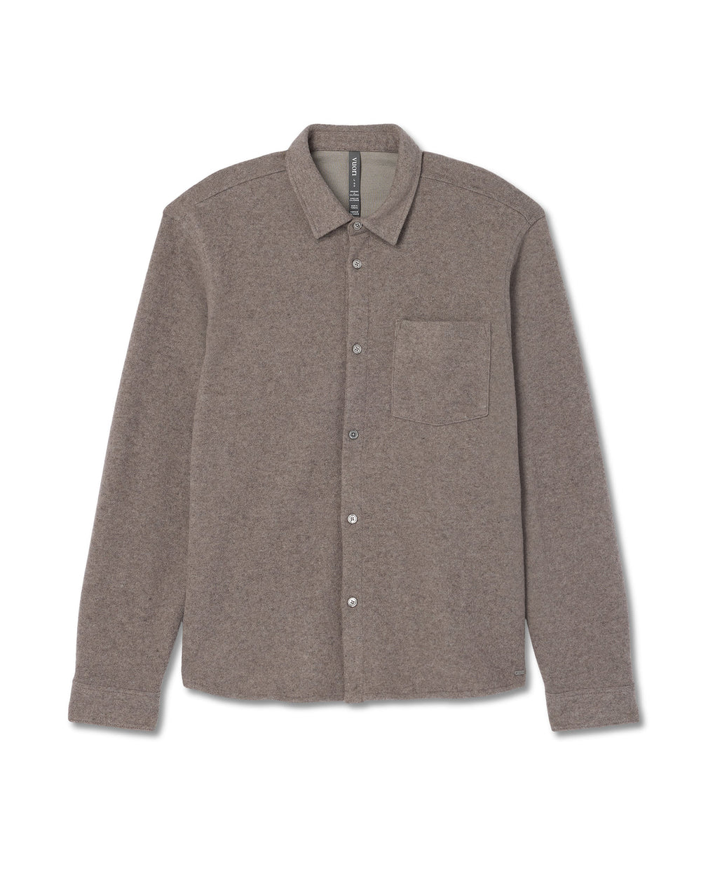Long Sleeve Altitude Wool Shirt - Relaxed Phantom Grey | Vuori Sale